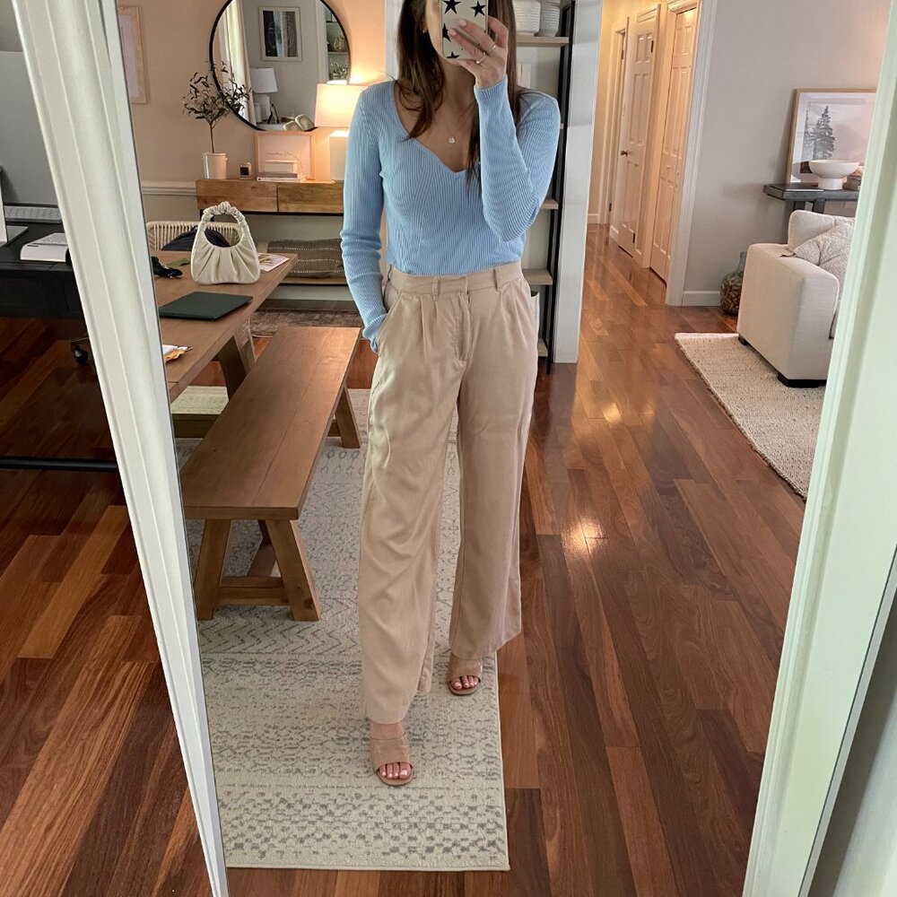 Abercrombie Tailored Wide Leg Trousers